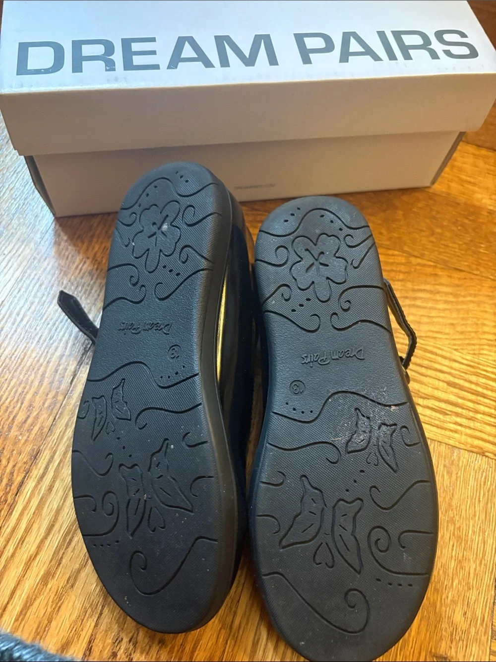 Dream Pairs Girls Black Patent Mary Jane Dress Shoes